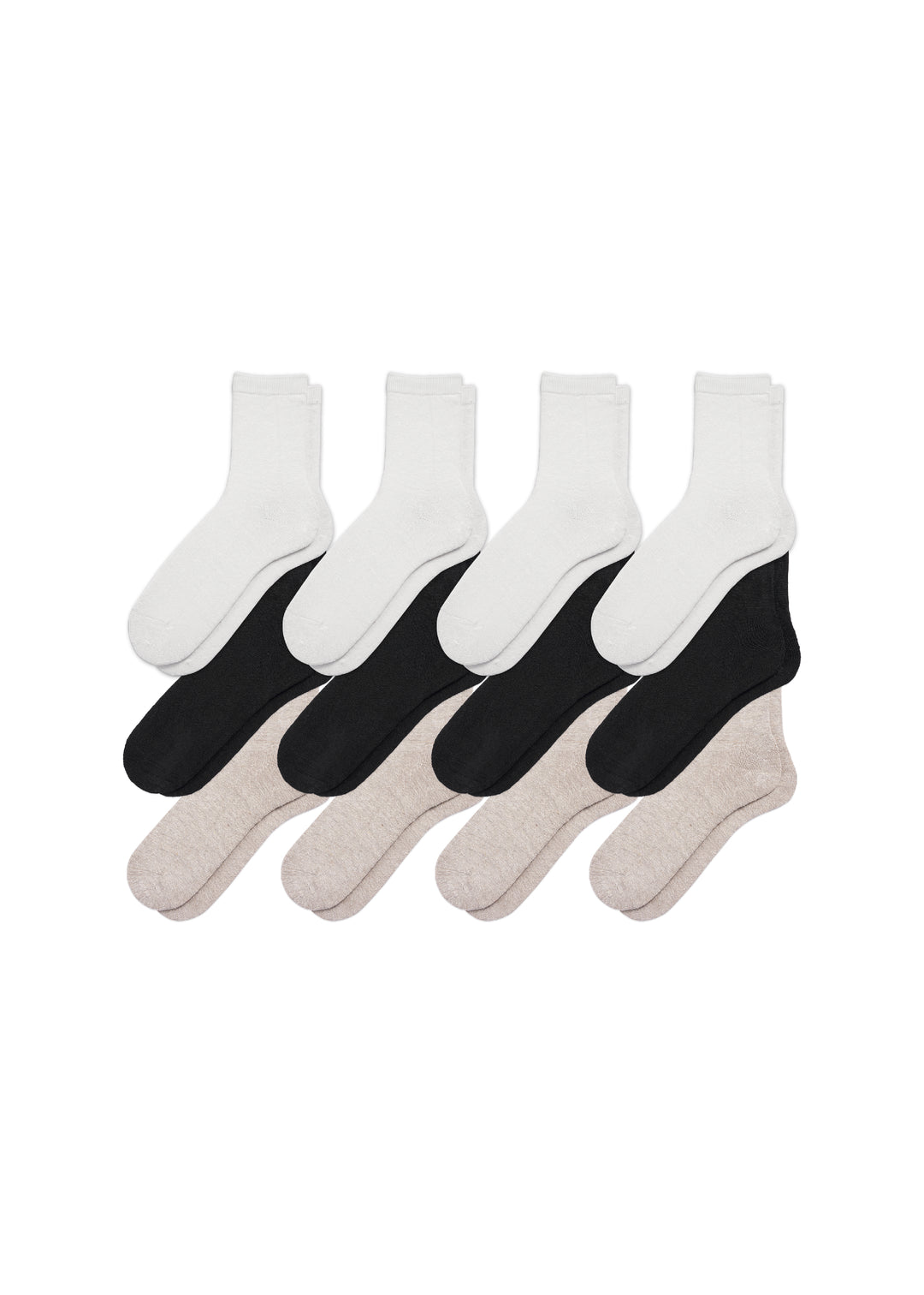 Men's Hemp Crew Socks 12-Pack