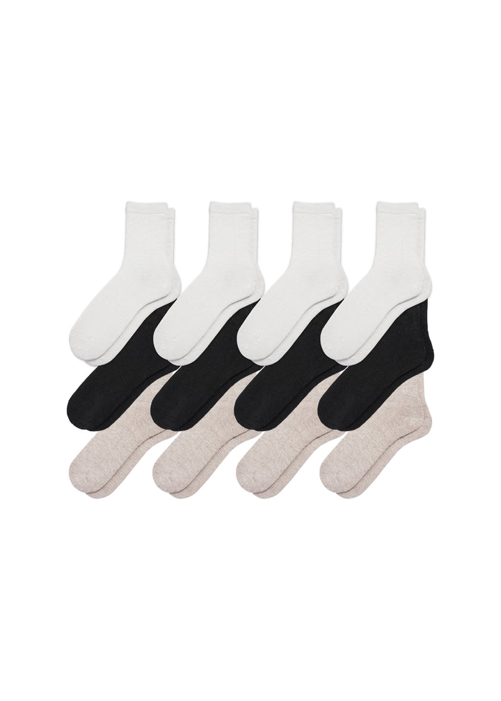 Men's Hemp Crew Socks 12-Pack