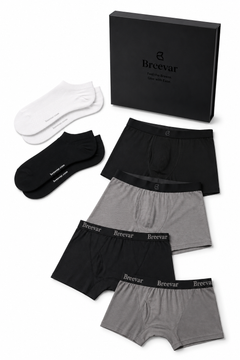 Cool & Fresh Essentials underwear and socks gift box with various briefs and socks