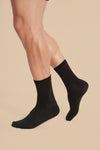 Breevar men's hemp socks dusky black
