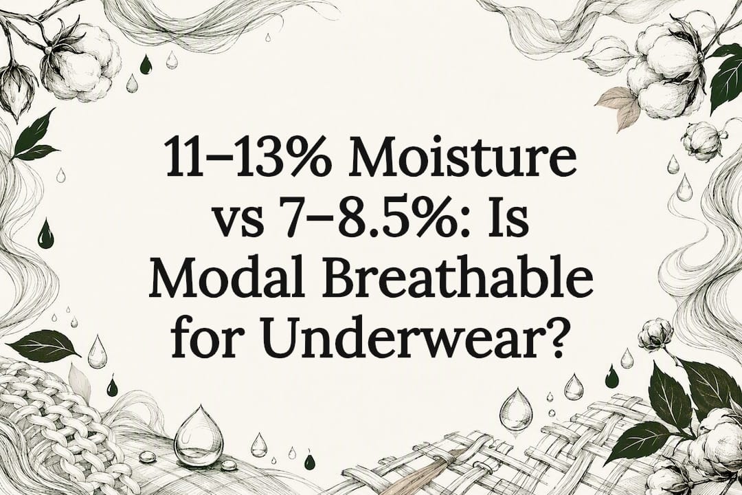 Modal and cotton breathability title card