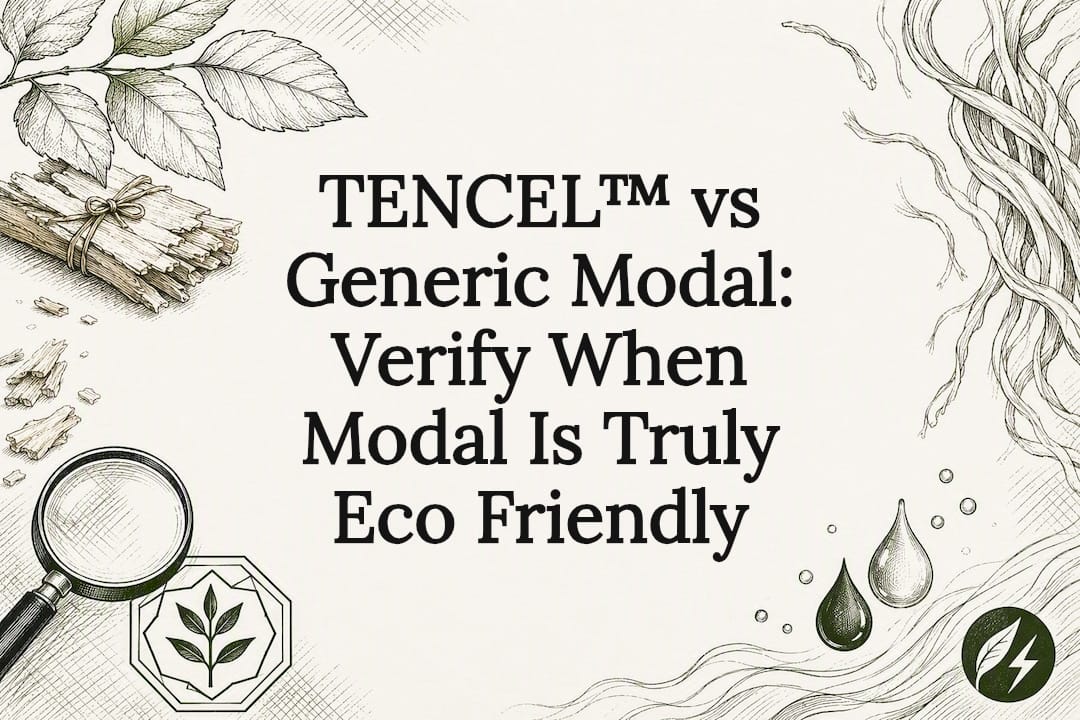 Modal sustainability title card illustration