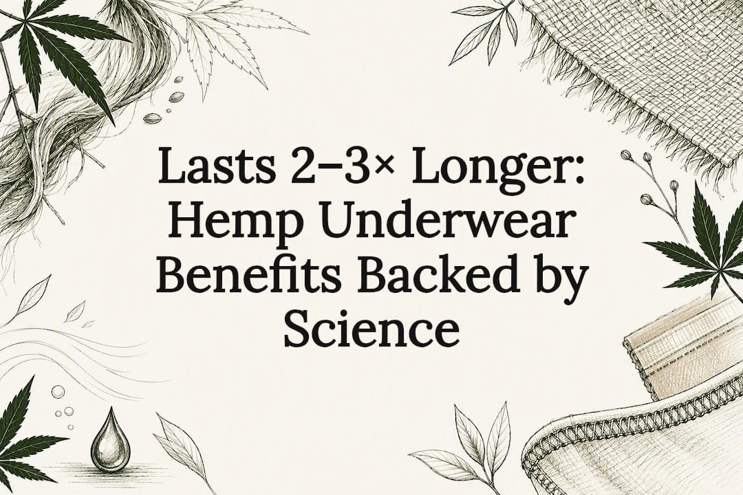 Decorative hemp textile science title card