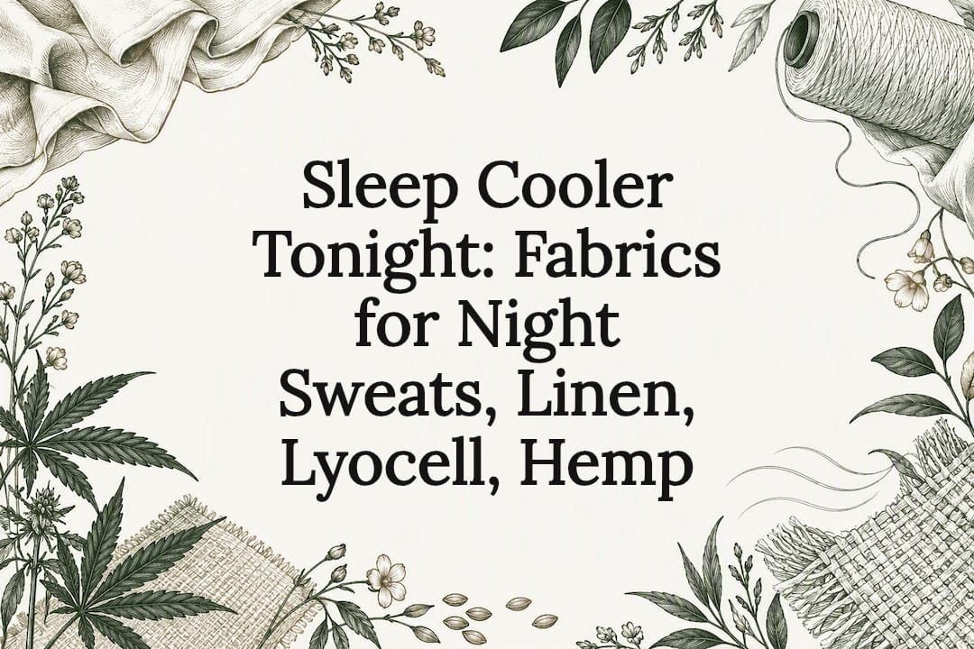 Decorative sketch of breathable natural fabrics