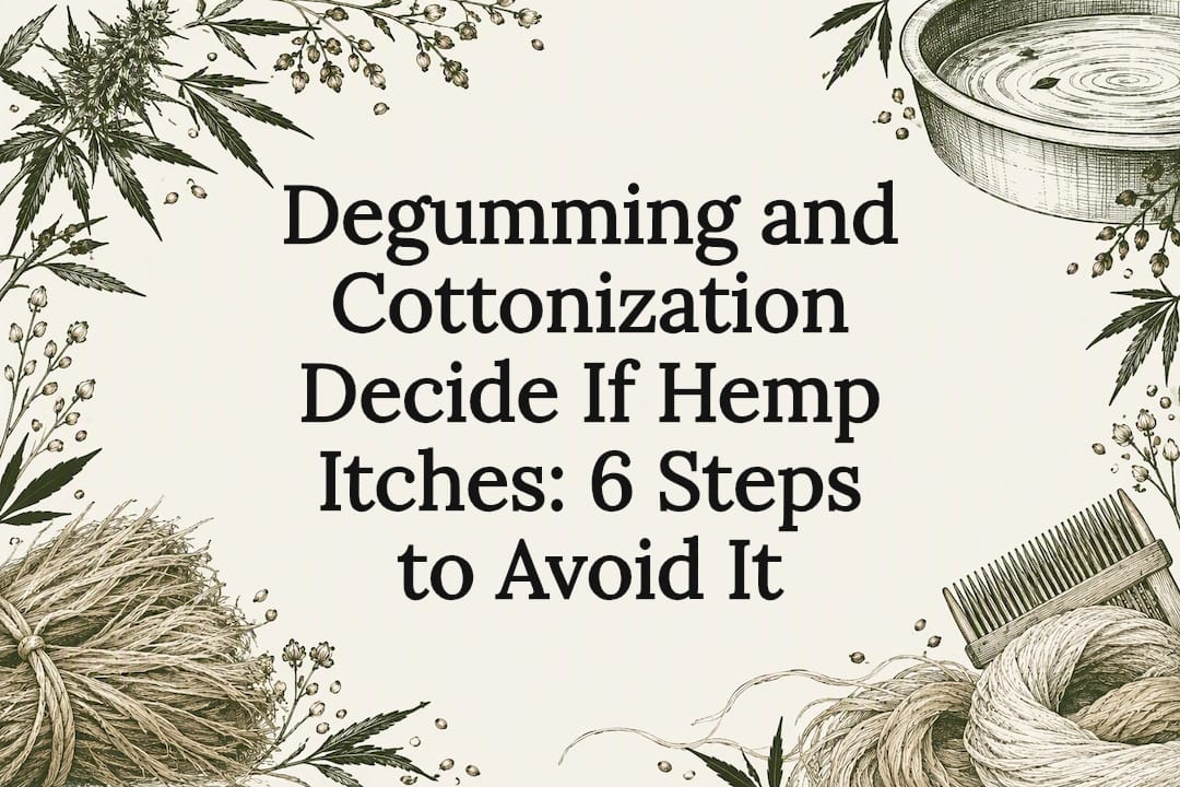 Hemp fiber softness process title card
