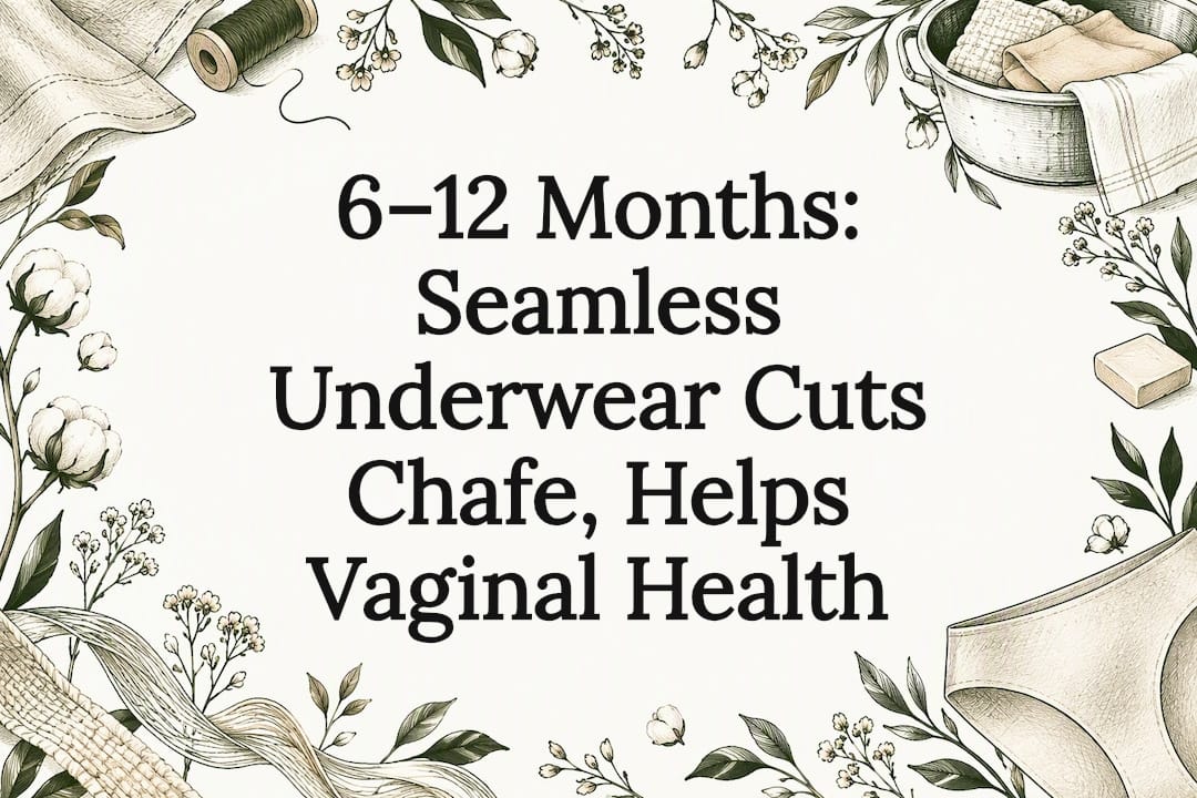 Decorative seamless underwear article title card
