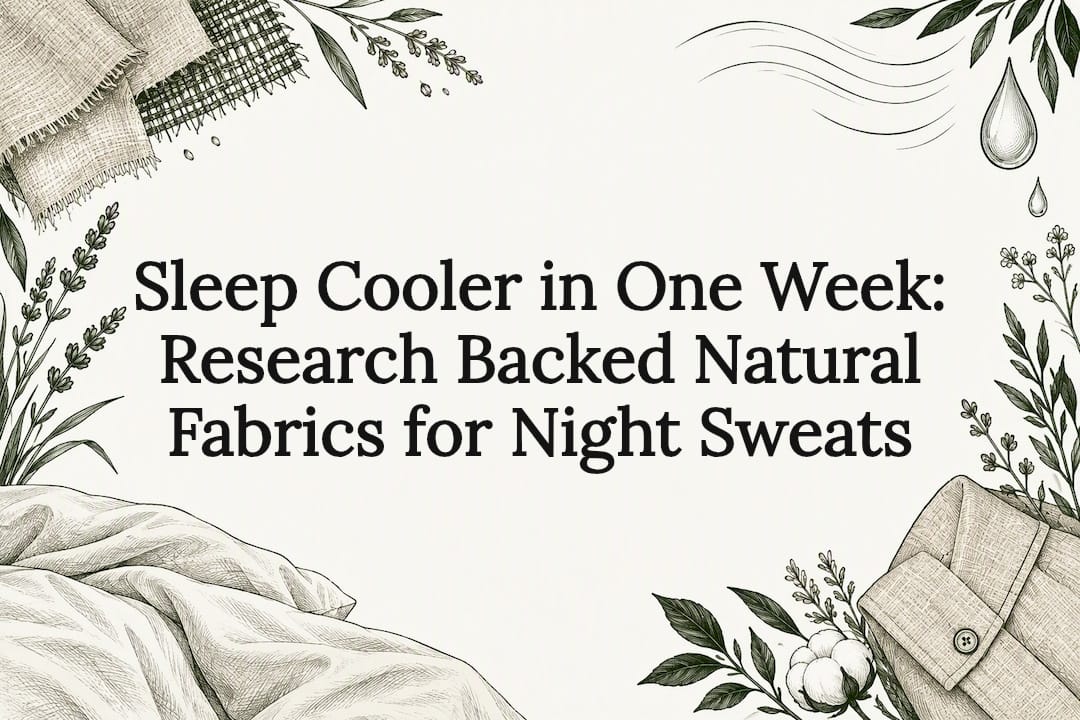 Decorative natural fabric title card