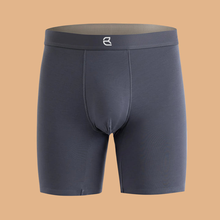Men’s Seamless Anti-Chafe Long Boxer Brief