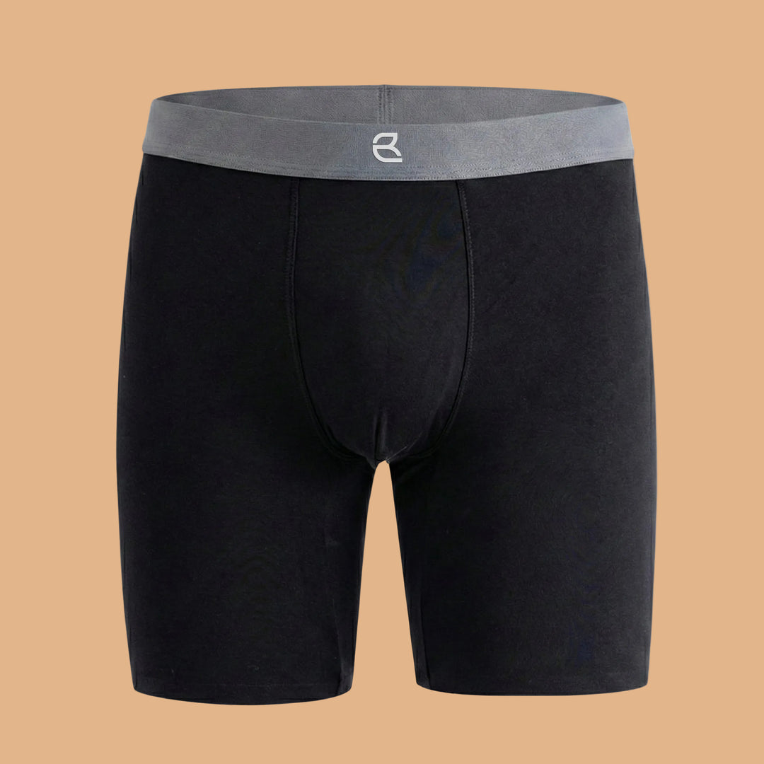 Men’s Seamless Anti-Chafe Long Boxer Brief