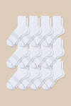 Set of three pairs of 3D sport socks with cushioned support, breathable mesh design, and moisture-wicking fabric—ideal for running, training, and daily workouts.