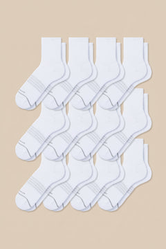 Set of three pairs of 3D sport socks with cushioned support, breathable mesh design, and moisture-wicking fabric—ideal for running, training, and daily workouts.