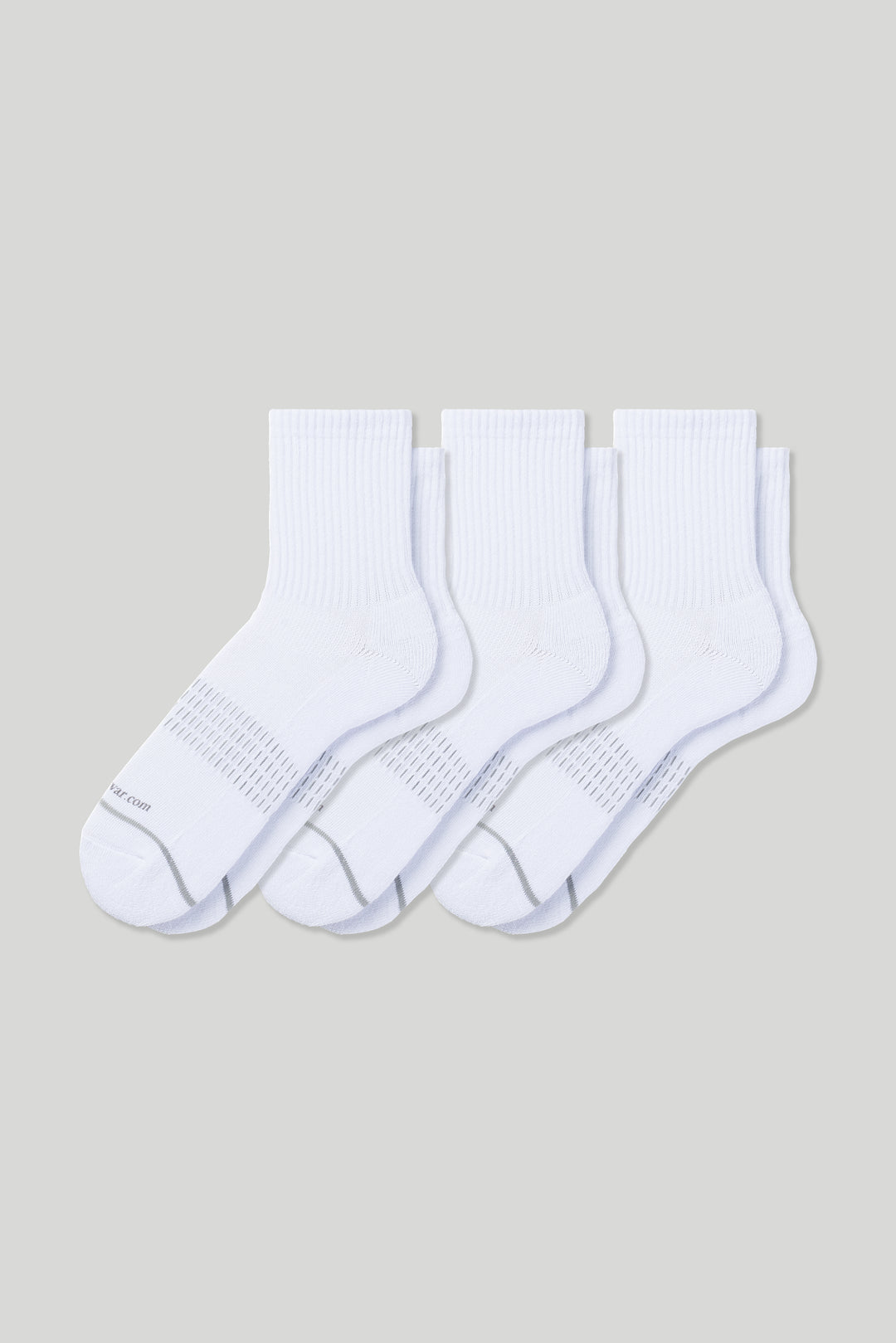 Set of three pairs of 3D sport socks with cushioned support, breathable mesh design, and moisture-wicking fabric—ideal for running, training, and daily workouts.