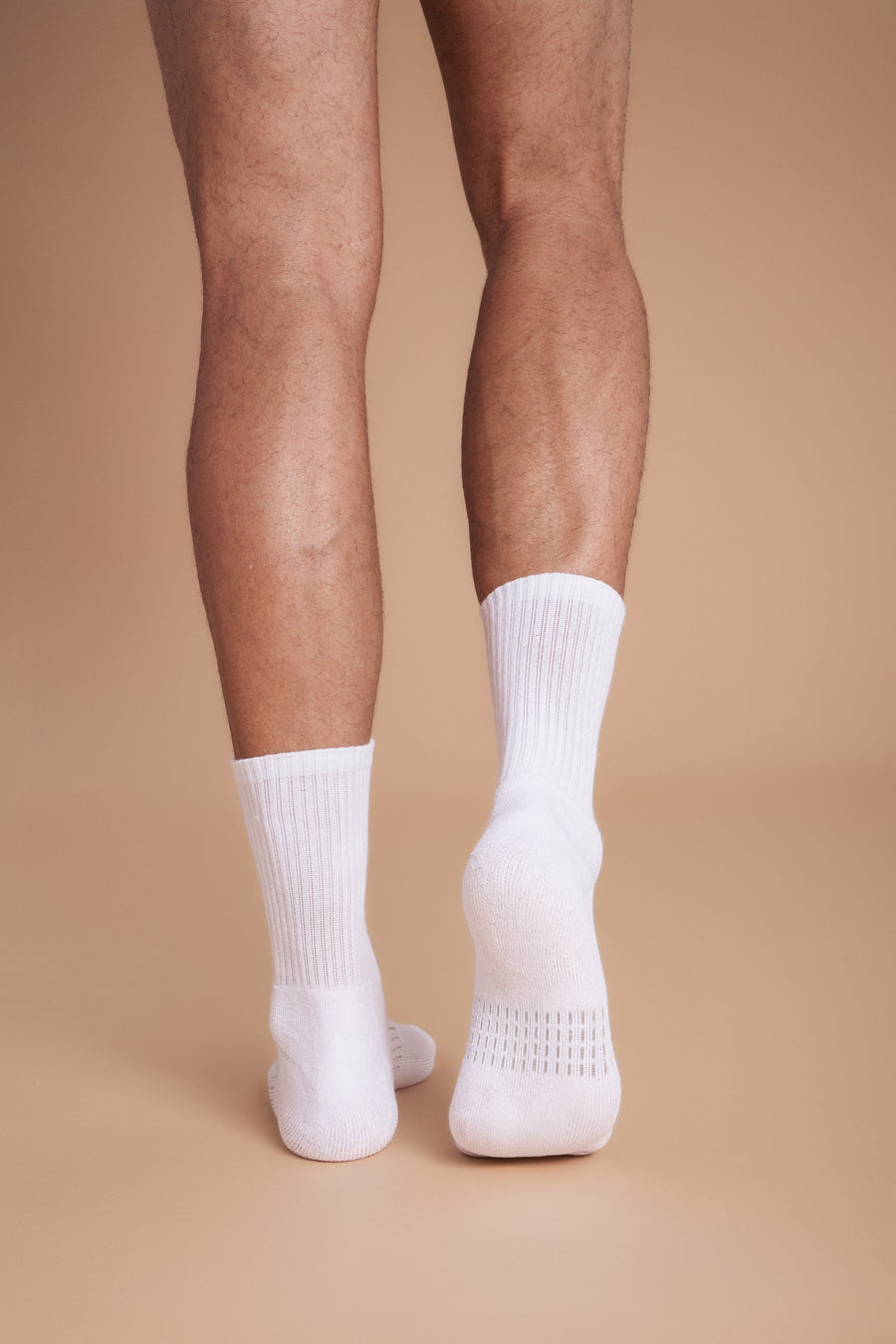 Men's 3D Sports Crew Socks shown from the back