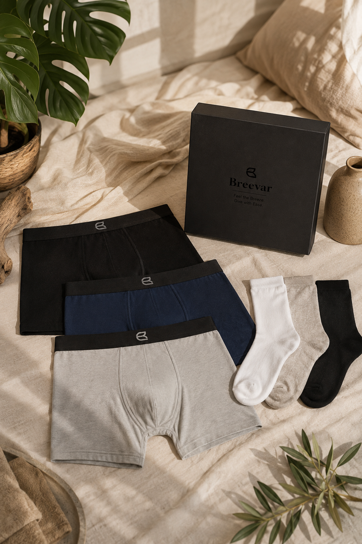 Naturally Better Underwear & Socks Essentials Gift Box