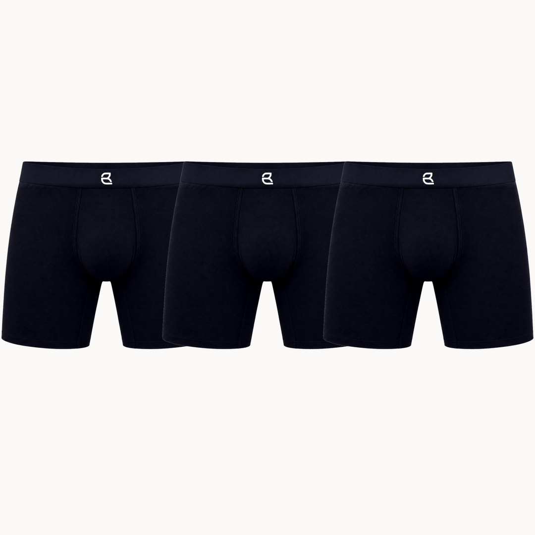 3-Pack Men’s Seamless Anti-Chafe Long Boxer Brief