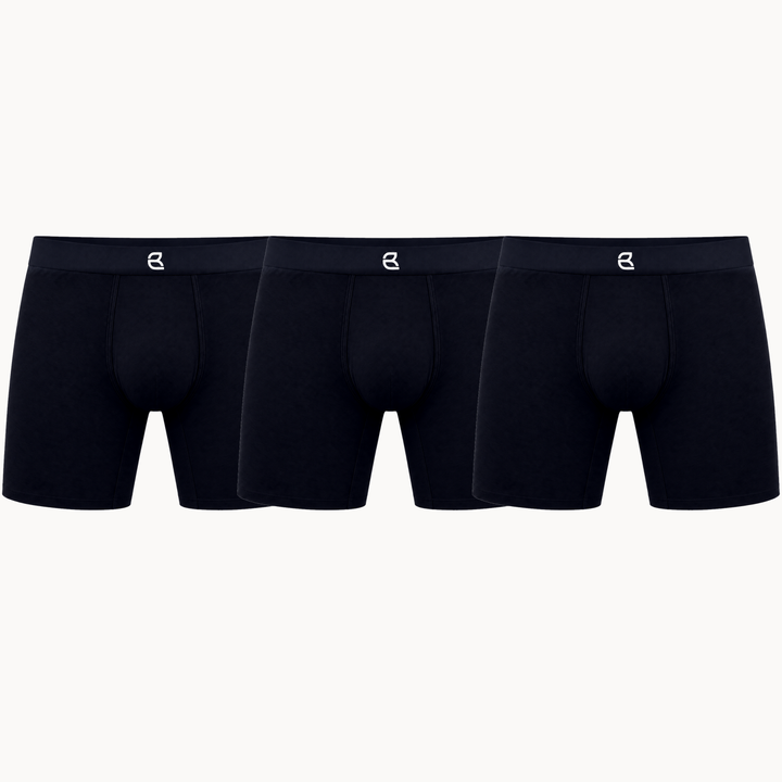 3-Pack Men’s Seamless Anti-Chafe Long Boxer Brief