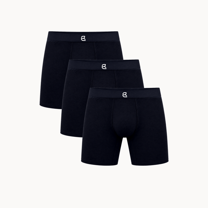 3-Pack Men’s Seamless Anti-Chafe Long Boxer Brief