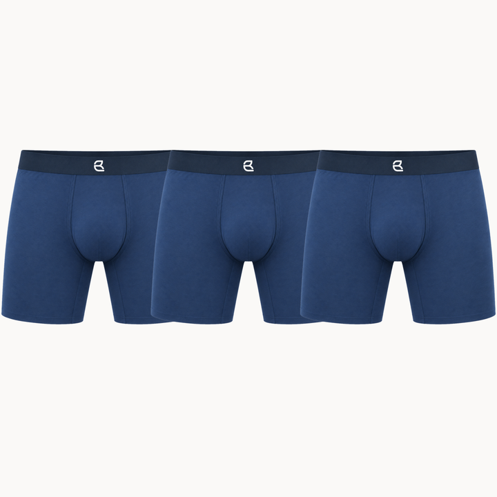 3-Pack Men’s Seamless Anti-Chafe Long Boxer Brief
