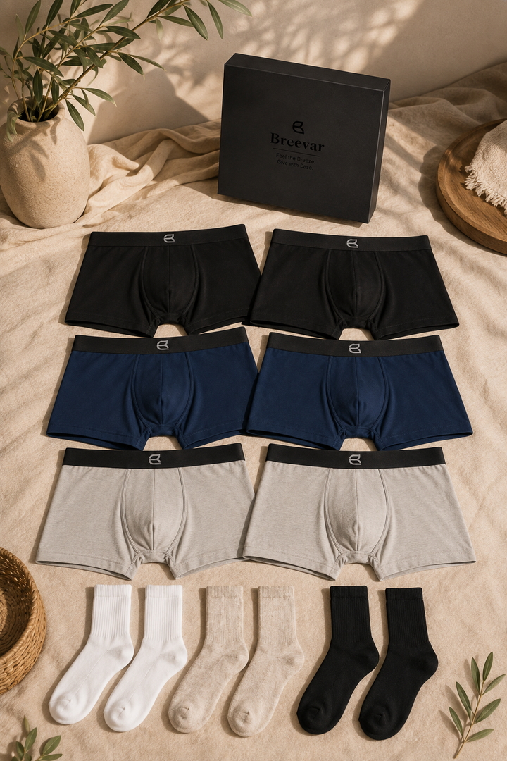 Naturally Better Underwear & Socks Deluxe Gift Box