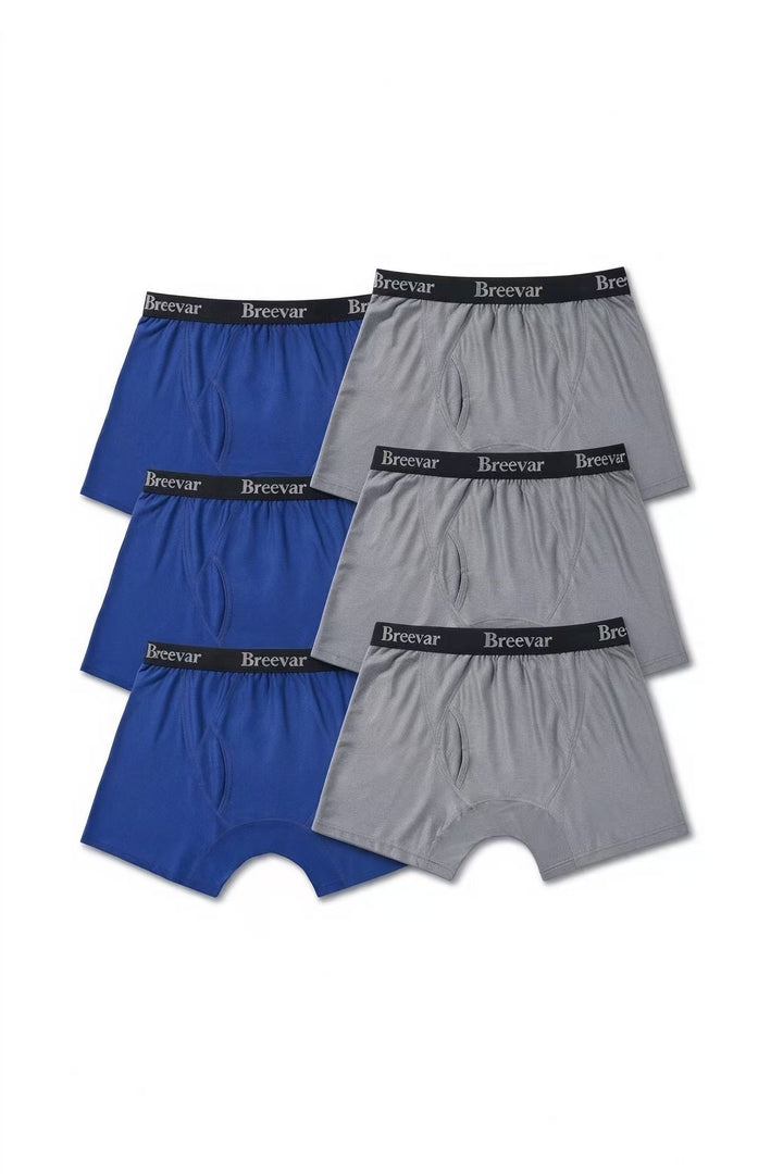 6-Pack Men's Mesh Performance Quick Dry Boxer Brief