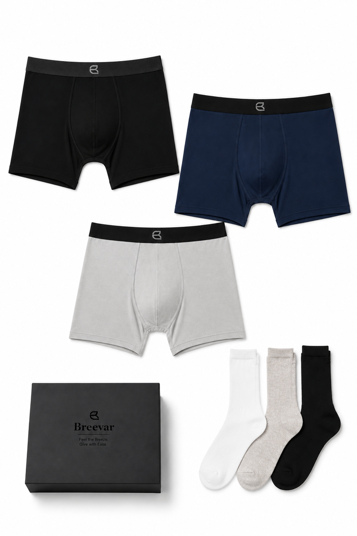 Naturally Better Underwear & Socks Essentials Gift Box