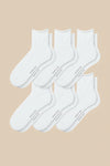 Soft women’s roll top socks with a comfortable non-binding cuff, breathable cotton blend, and classic ankle length—perfect for everyday wear.