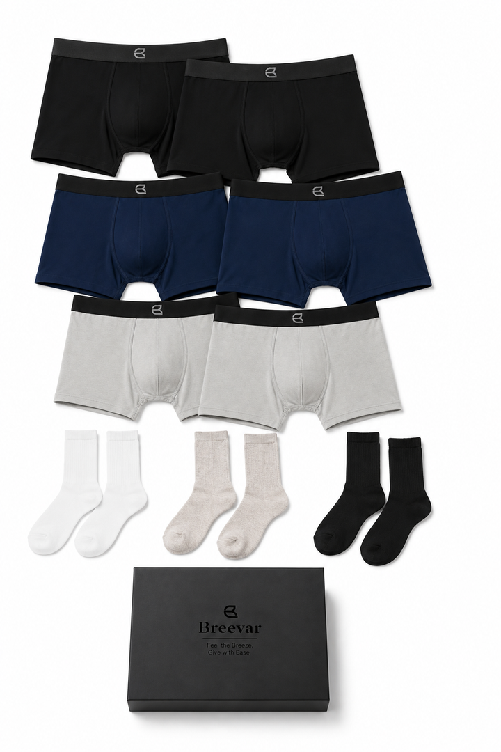 Naturally Better Underwear & Socks Deluxe Gift Box
