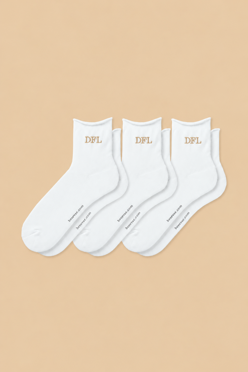 3-Pack Men's Roll Top Socks