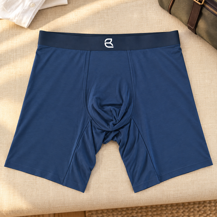 Men’s Seamless Anti-Chafe Long Boxer Brief