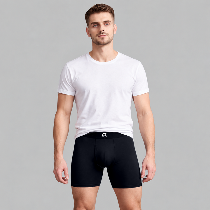 3-Pack Men’s Seamless Anti-Chafe Long Boxer Brief
