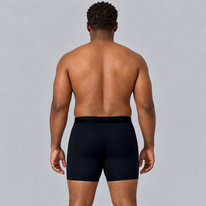3-Pack Men’s Seamless Anti-Chafe Long Boxer Brief