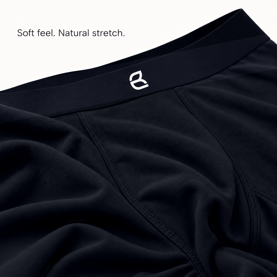 3-Pack Men’s Seamless Anti-Chafe Long Boxer Brief