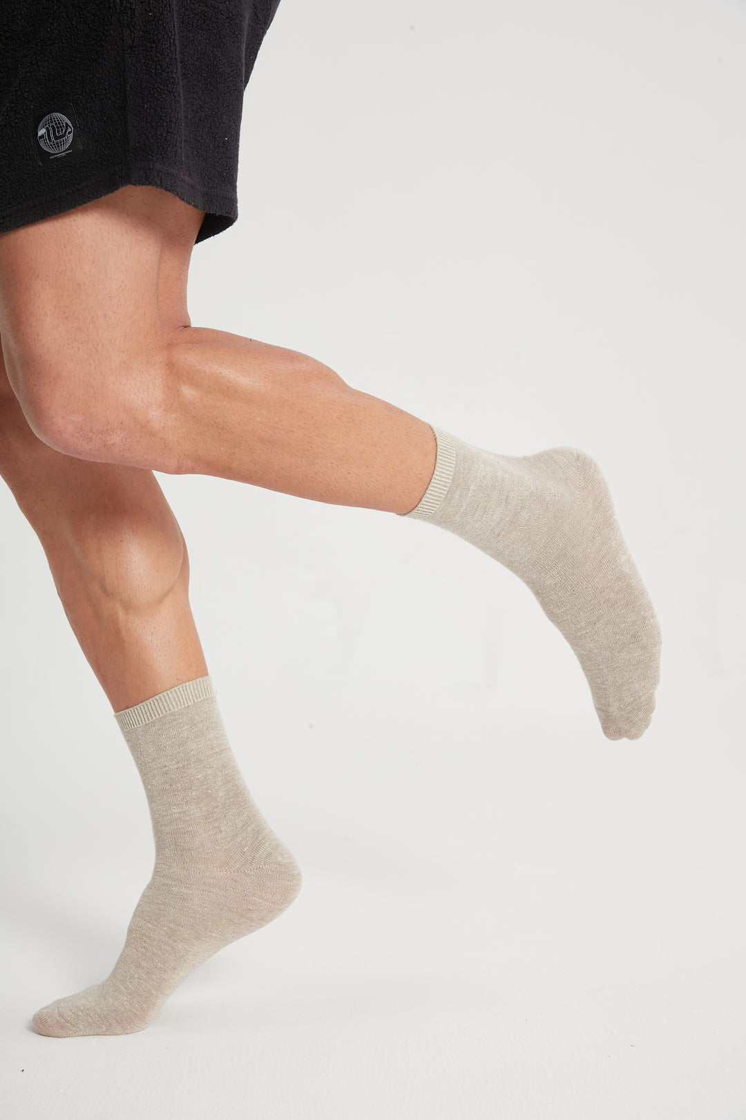 Breevar men's natural hemp socks