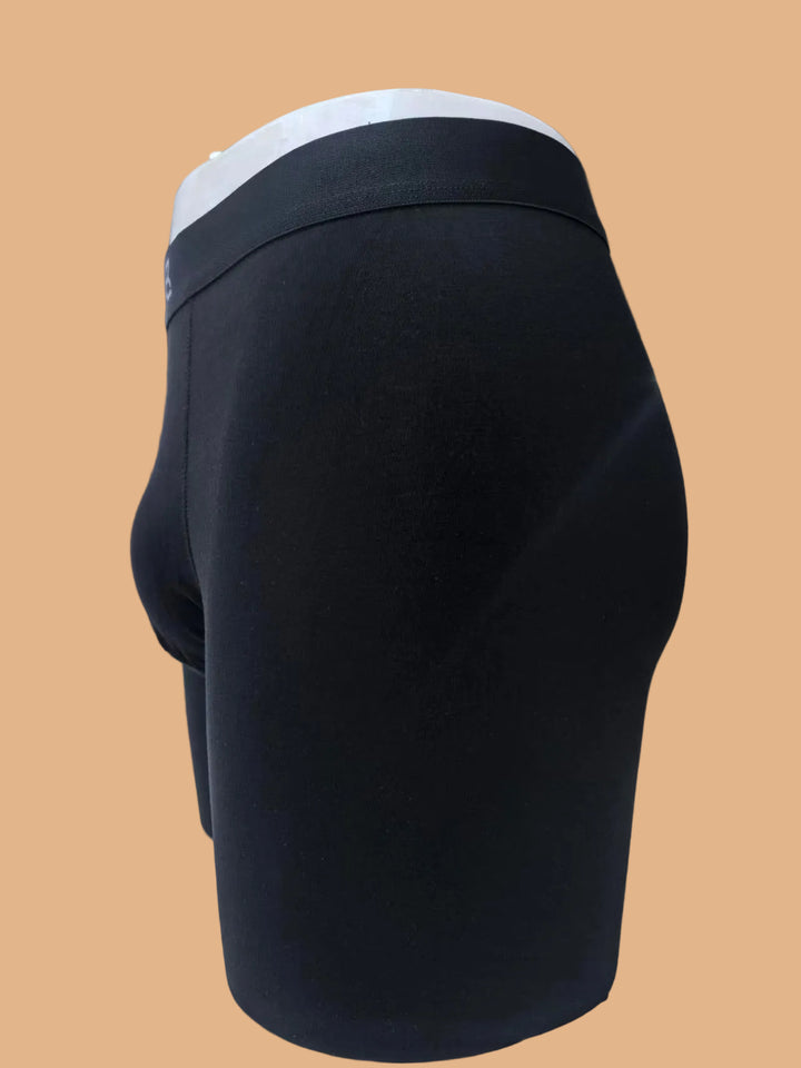 Breevar Bamboo Men's Boxer Brief - Black side