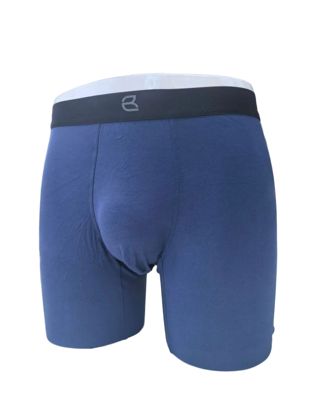 Breevar Bamboo Men's Boxer Brief Navy Front