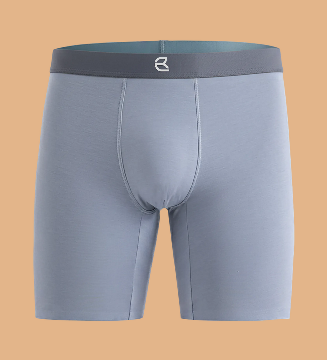 Men’s Seamless Anti-Chafe Long Boxer Brief