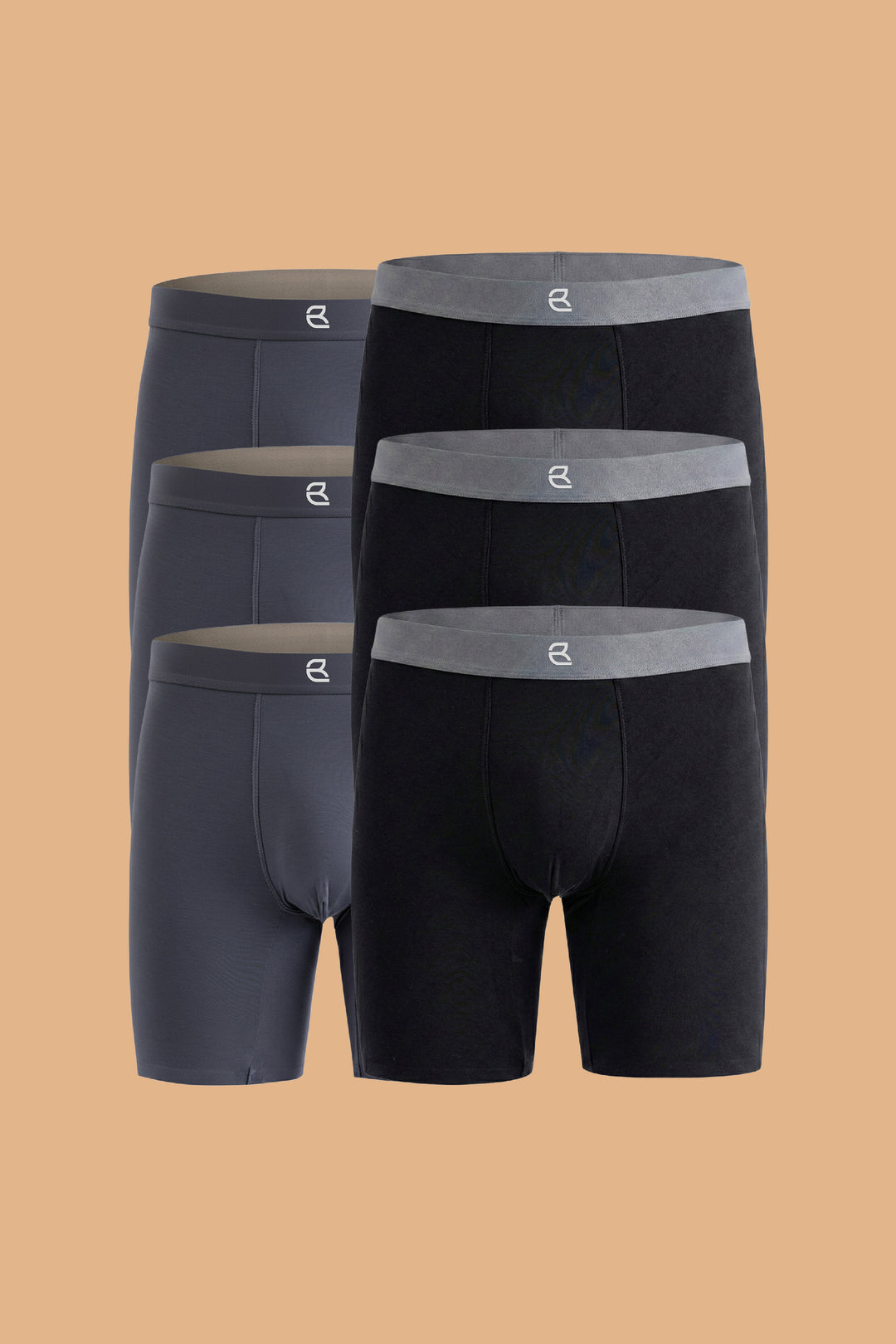 Men’s Seamless Anti-Chafe Long Boxer Brief