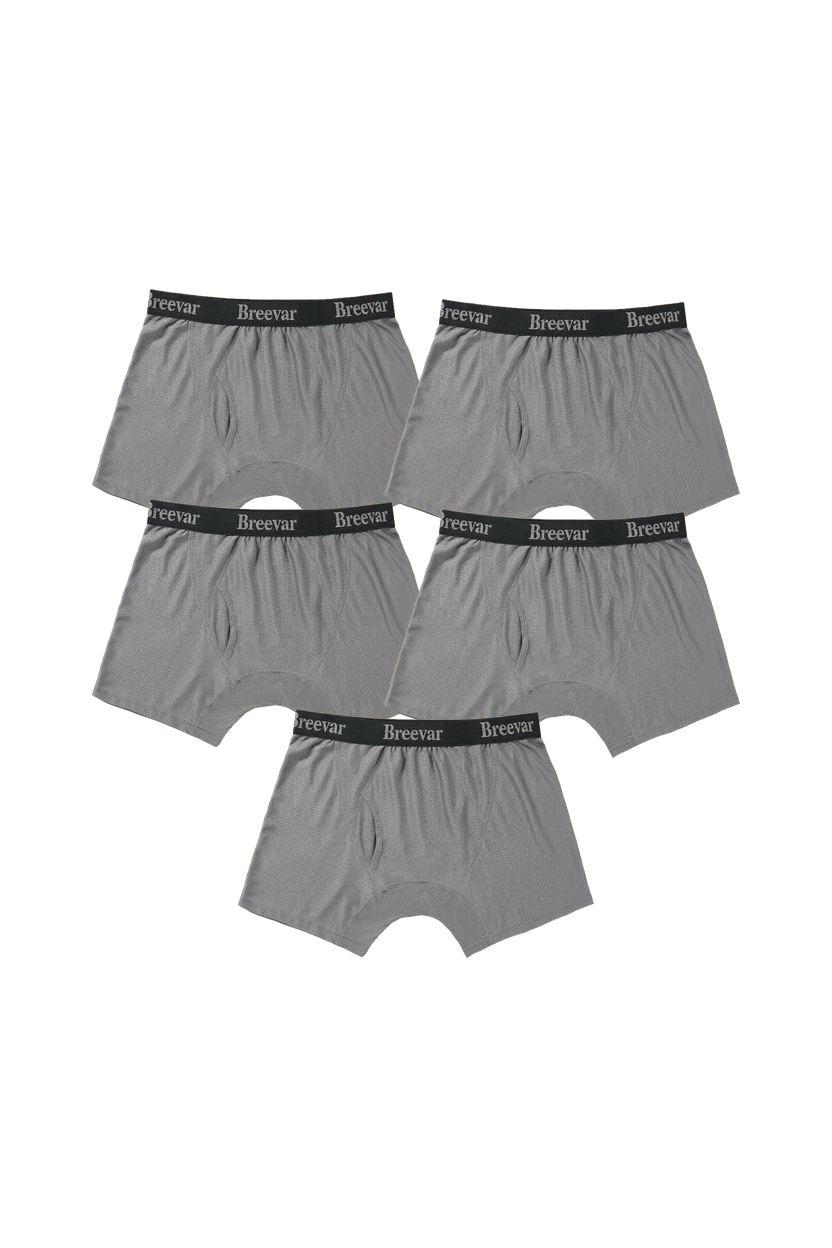 5-Pack Men's Mesh Performance Quick Dry Boxer Brief