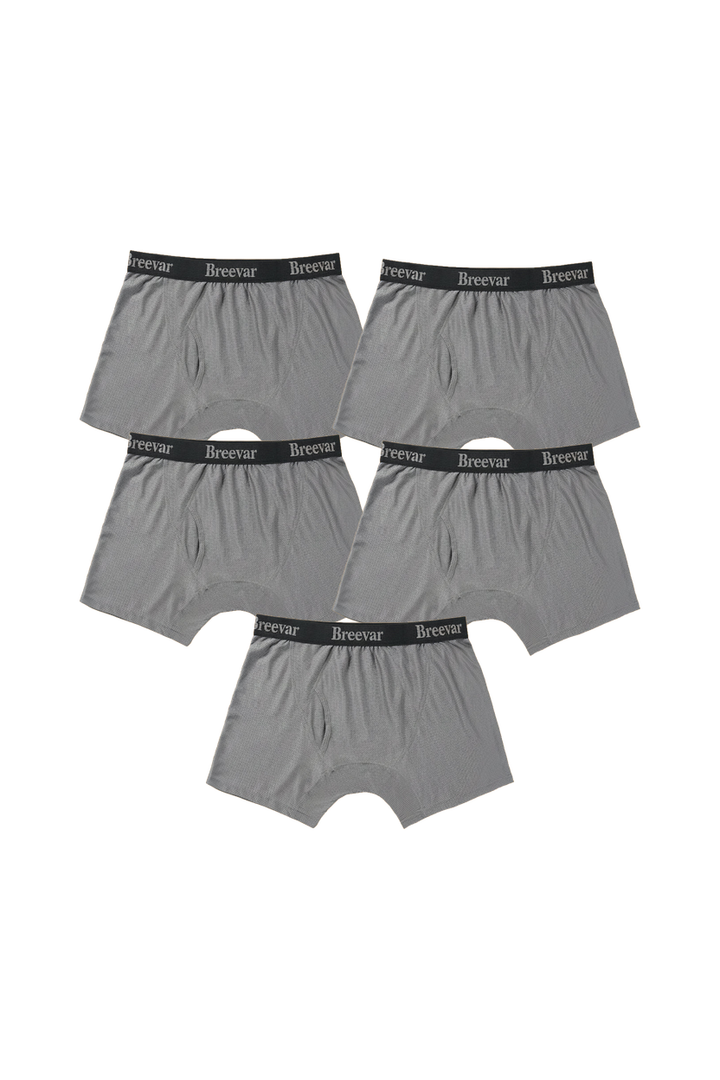 5-Pack Men's Mesh Performance Quick Dry Boxer Brief