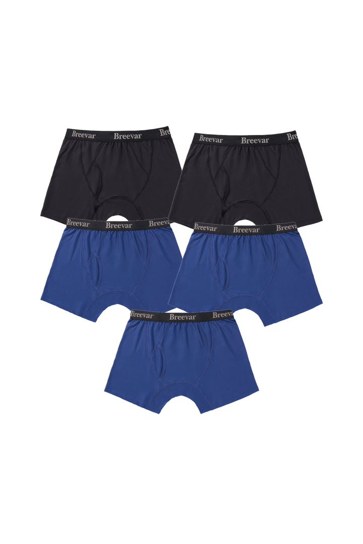 5-Pack Men's Mesh Performance Quick Dry Boxer Brief