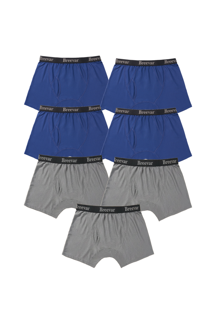 7-Pack Men's Mesh Performance Quick Dry Boxer Brief