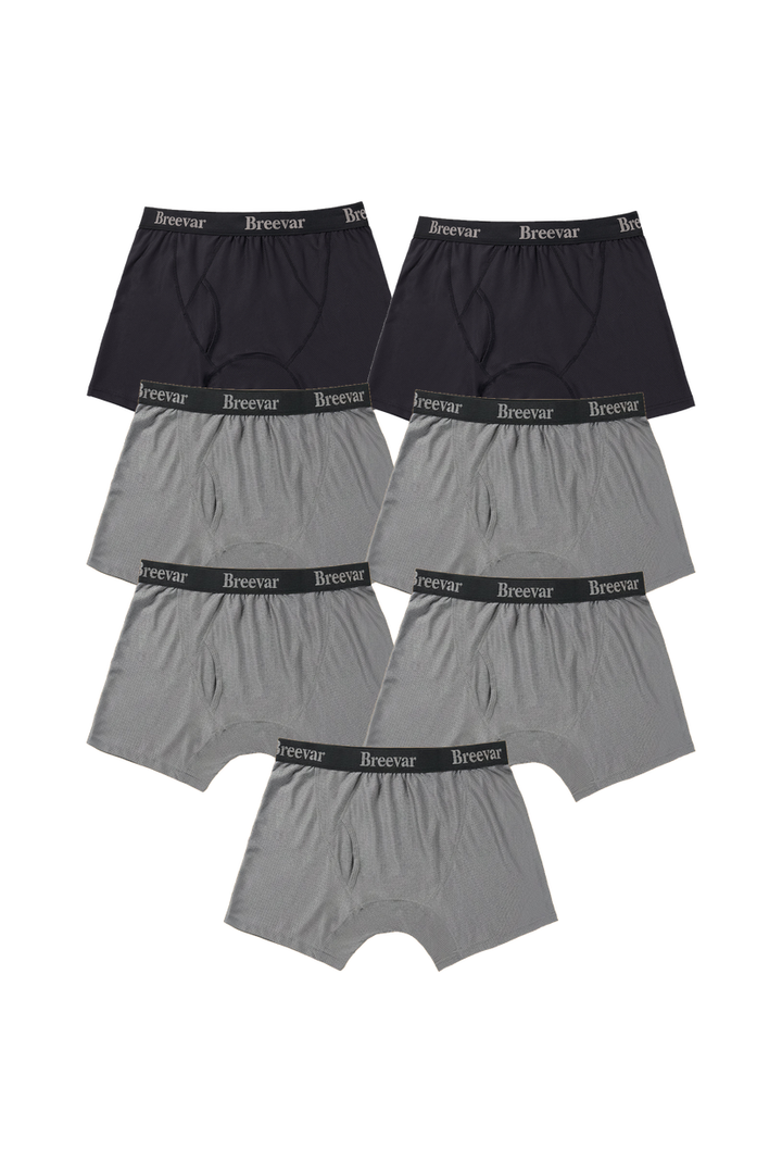 7-Pack Men's Mesh Performance Quick Dry Boxer Brief