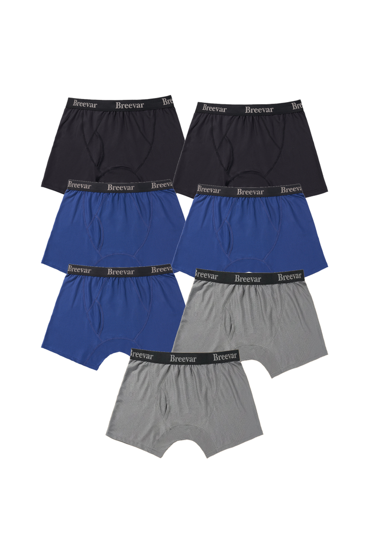 7-Pack Men's Mesh Performance Quick Dry Boxer Brief