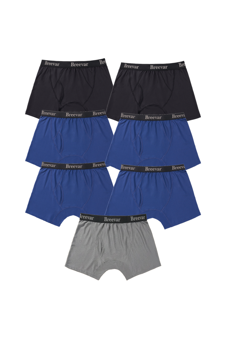 7-Pack Men's Mesh Performance Quick Dry Boxer Brief