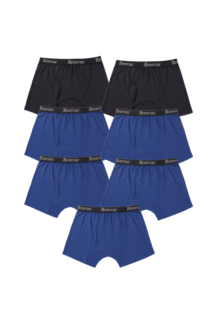 7-Pack Men's Mesh Performance Quick Dry Boxer Brief