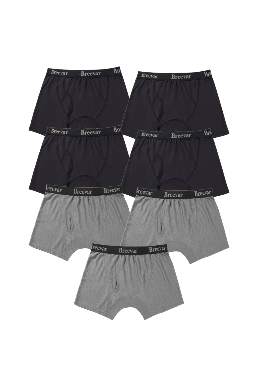 7-Pack Men's Mesh Performance Quick Dry Boxer Brief
