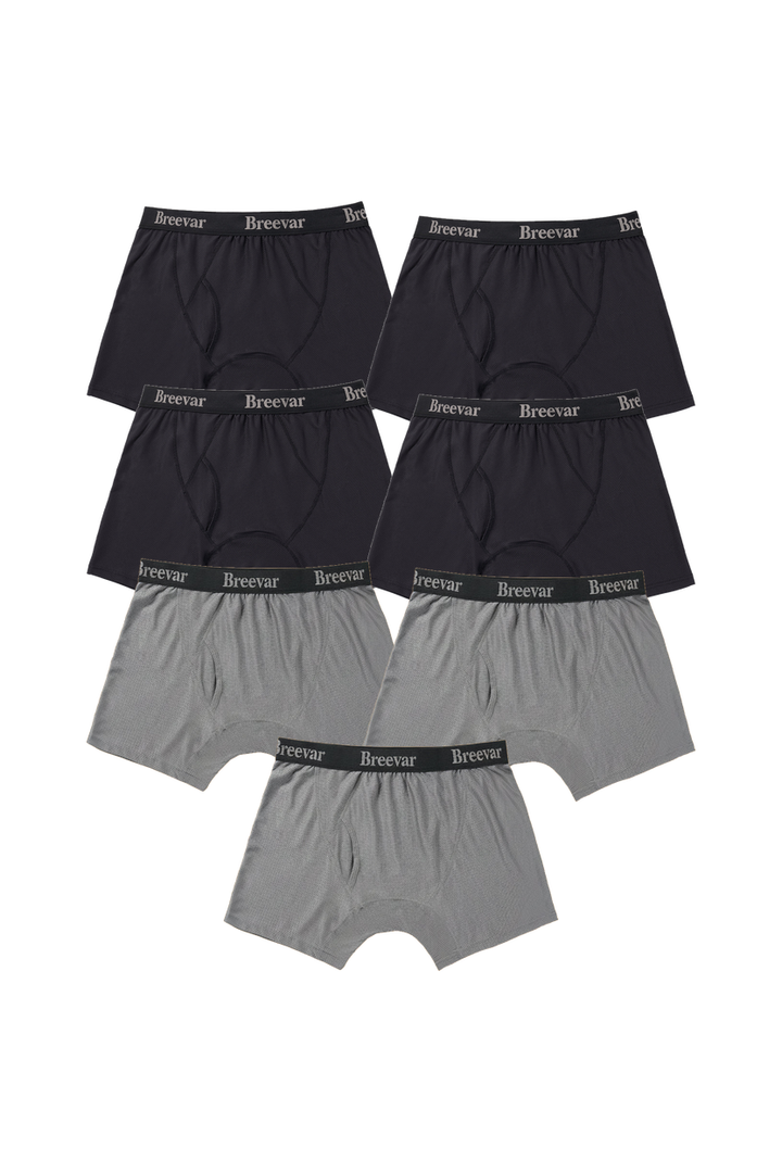 7-Pack Men's Mesh Performance Quick Dry Boxer Brief