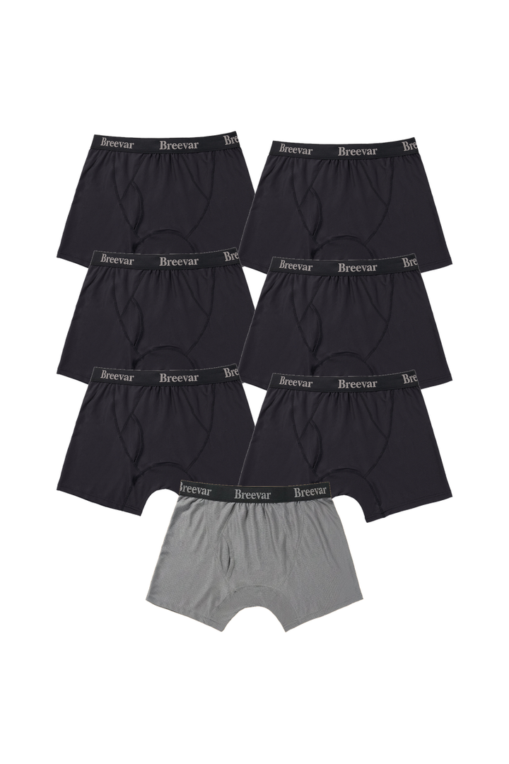 7-Pack Men's Mesh Performance Quick Dry Boxer Brief