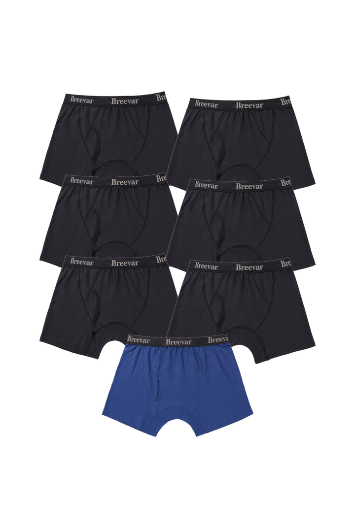 7-Pack Men's Mesh Performance Quick Dry Boxer Brief