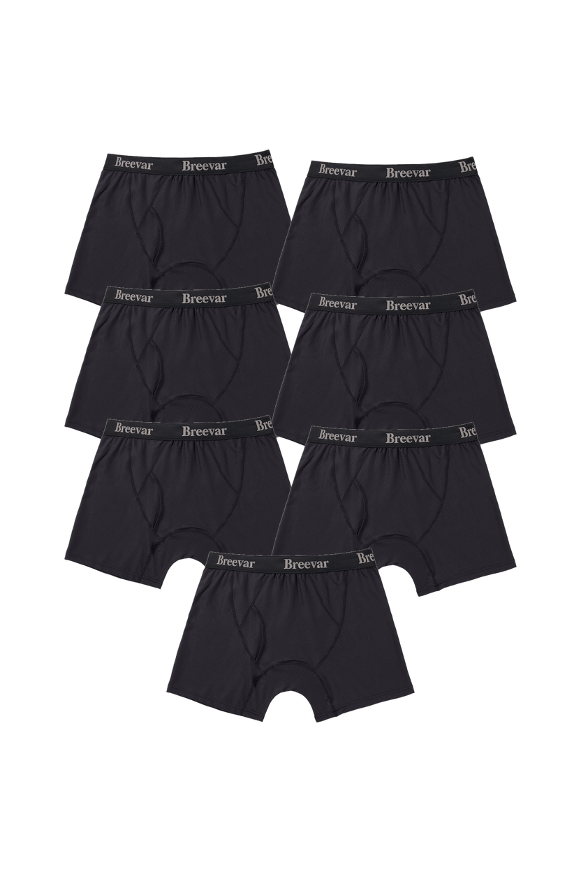 7-Pack Men's Mesh Performance Quick Dry Boxer Brief